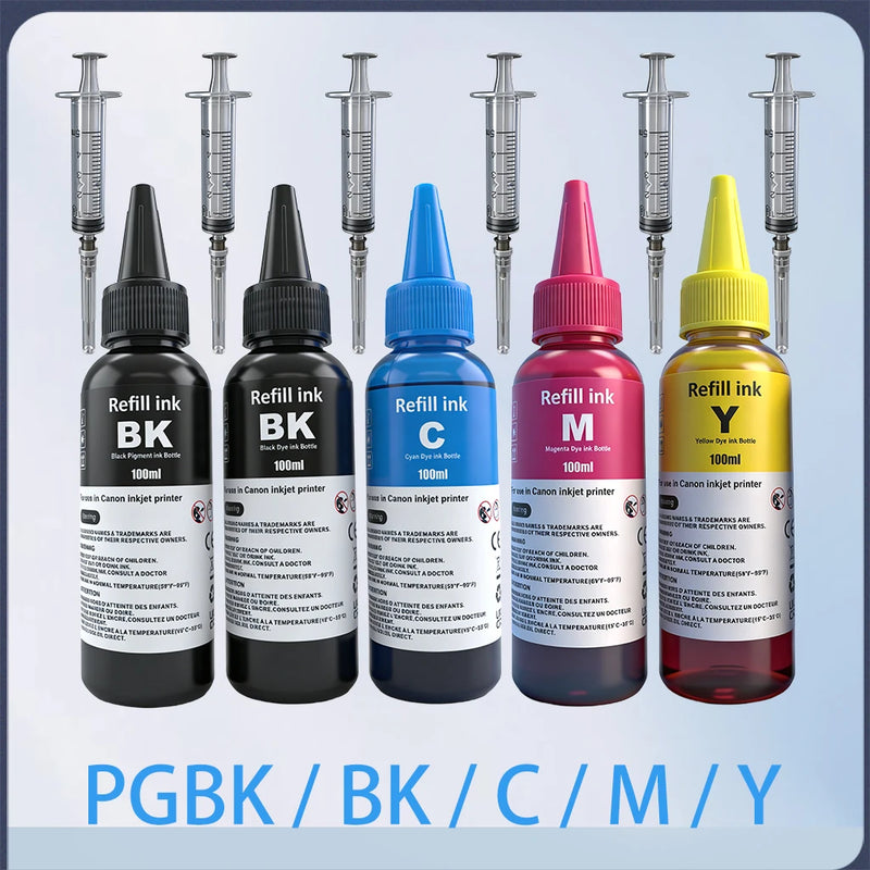 PGI-580 PGI-580XXL CLI-581 CLI-581XXL Refill Ink Refill Ink Kit For Canon PIXMA TS6150 TS6250 TS6350 TS8250 TS9150 Printer Ink