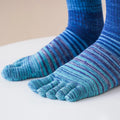 Pairs Man Toe Socks Long Plus Large Size Cotton Colorful | SAMAG
