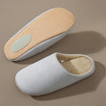 Asgard Women Warm House Slippers Winter 2024 New Silent Flat Bedroom Slides Indoor Cozy Fur Women Cotton Shoes Men Fuzzy Slipper