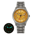 BERNY Titanium Automatic Men's Field Watches Date Sapphire Super Luminous Sports Easy Read Outdoor 10ATM Mechanical Watch