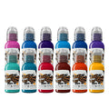 17Colors 15ML Tattoo Ink Pigment Body Color Drawing Art Tattoo Ink Semi-permanent Makeup Tattoo Supplies for Tattoo Artists