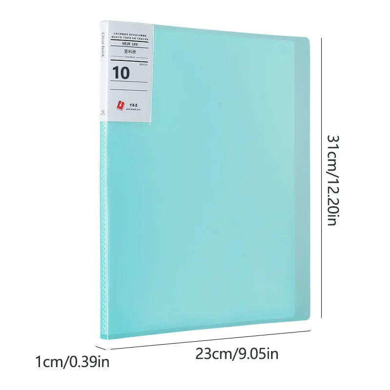 A4 Semi Transparent PP Brochure, Multiple Page Sizes To Choose From, Classified Insert Folder, Conference Document Organization,