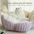 Autumn Cactus-Shaped Solid Pattern Thickened Fabric Cat Bed with Cave Design Sleeping Mat & Xuzhou Origin Pet House