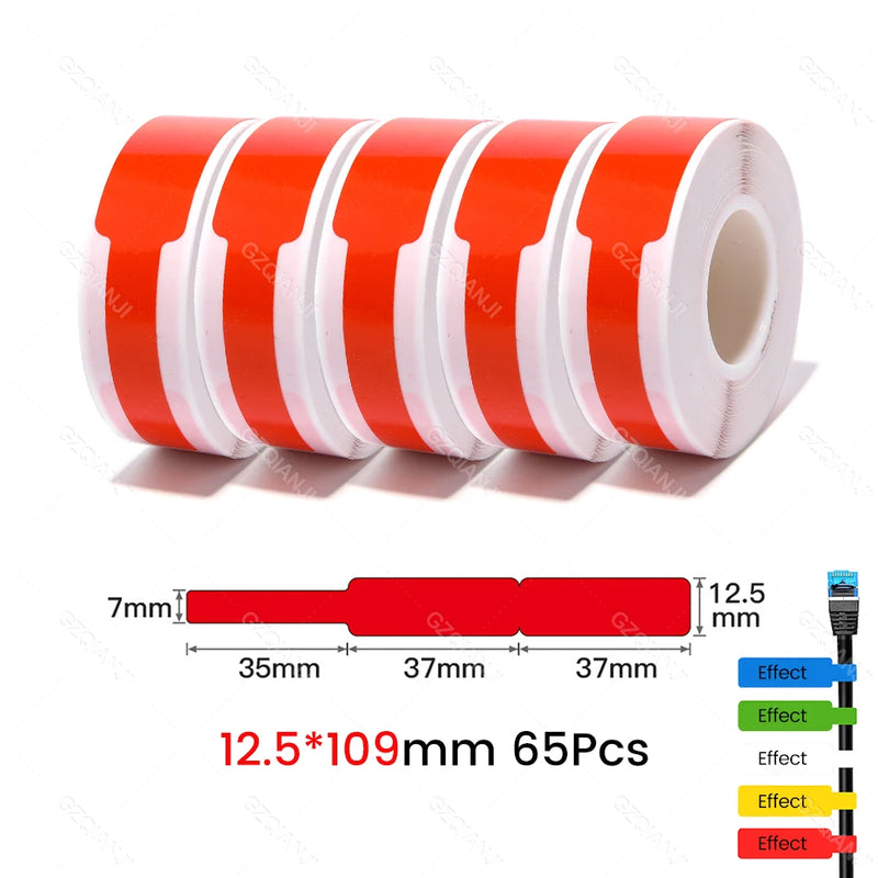 Niimbot Mini Smart Portable Printer Thermal Cable Sticker Self-Adhesive Waterproof Identification Tag For D101/D11/D110/H1/D11H