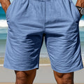 Men's Cotton100 Shirt & Shorts Set Sleeve Light Blue | SAMAG