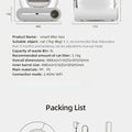 65L Large Space Silent Smart WiFi Cat Litter Box with 9L Trash Automatic Cleaning Fully Enclosed Electric Pet Toilet