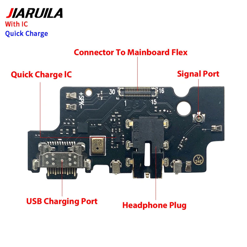 For Umidigi A5 A7 A7S A9 A11 A13 A13S A15 A11 Pro Max USB Charging Board Flex Cable Port Phone Microphone Charger Flex Connector