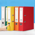 Lever Arch File A4 Folder Perforated Loose-leaf Folder Loose-leaf Book Data Book Double Hole Thickened Binders Desktop Organizer