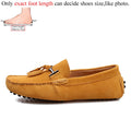 Men Loafers Spring Summer Suede Leather Casual Shoes Men's Slip-ons Luxury Brand Mocassin Man Plus Size 50 51 52 53 for Big Foot