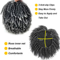 Synthetic Dreadlock Braided Half Wig Black Brown Blonde Grey Soft Faux Locs Natural Style Cosplay Costume Party Daily Anime Wigs