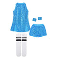 LOlanta 5 - 12 Years Girls Sequins Cheerleading Dress - View 12 | SAMAG