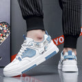 Men's Fashion Street Skateboarding Shoes Good Gripping Casual Sports Shoes Lace-Up Breathable Lightweight Walking Shoes