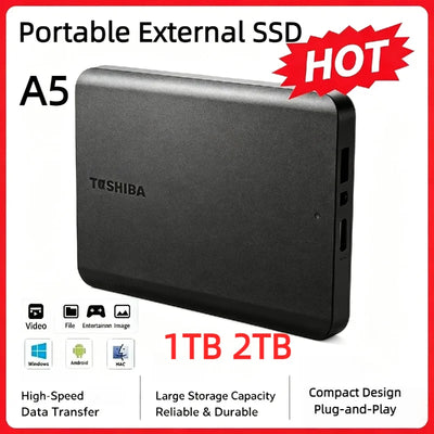 For Toshiba A5 1TB Portable SSD External Hard Drive 2TB | SAMAG