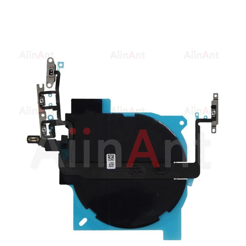 100% Test AiinAnt Power Volume Flash Light NFC Wireless Charging Flex Cable For iPhone 12 13 14 15 Pro Max Mini Plus Sapre Parts