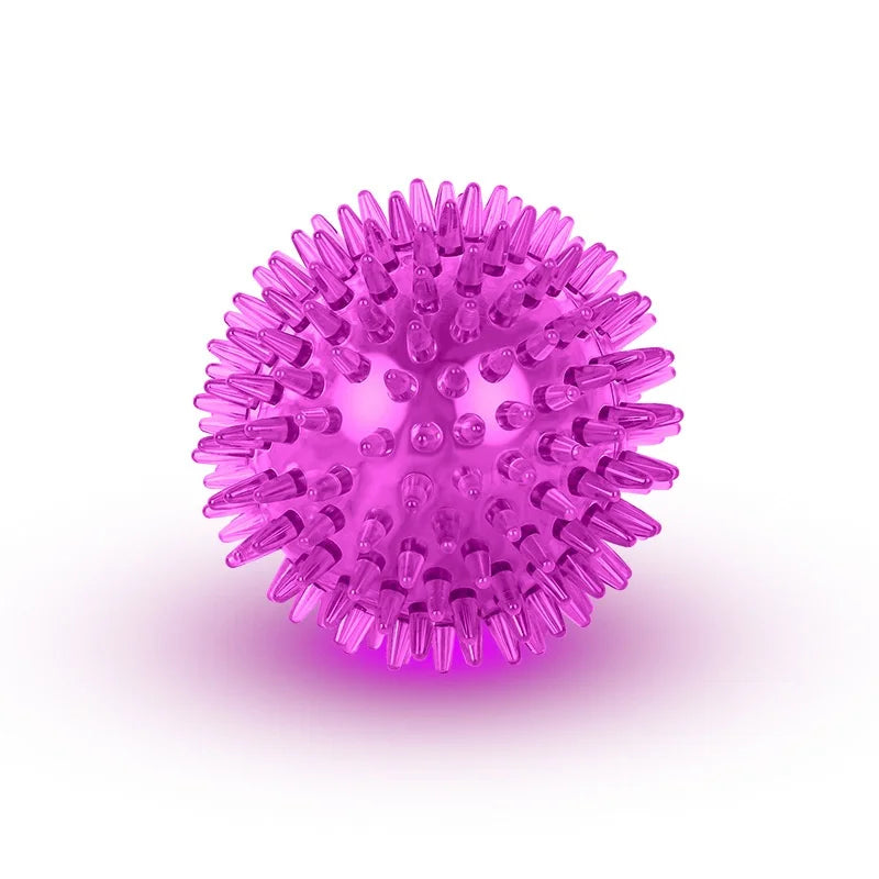 Pet Toy Ball for Cats And Dogs - Sounding Tooth Cleaning Chew Ball Training Teeth Accessories Thornless Chewing Toy for Puppy
