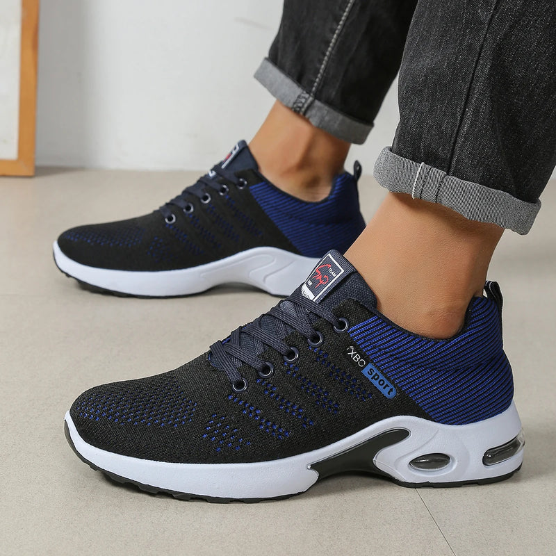 Men's Shoes Fashion Super Breathable Lace-Up Running Shoes - Non-slip, Durable and Pillow Comfort - Men's Fashion Sneakers