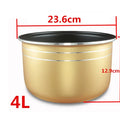 Rice Cooker Liner General Food Stainless Steel Uncoated Thickened 2L3L4L5L6L8L Rice Cooker Inner Pot