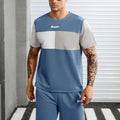 New Summer Vacation Leisure Daily 3D Men's Sports Wear Large Round Neck Short sleeved T - shirt Set Casual - View 9 | SAMAG