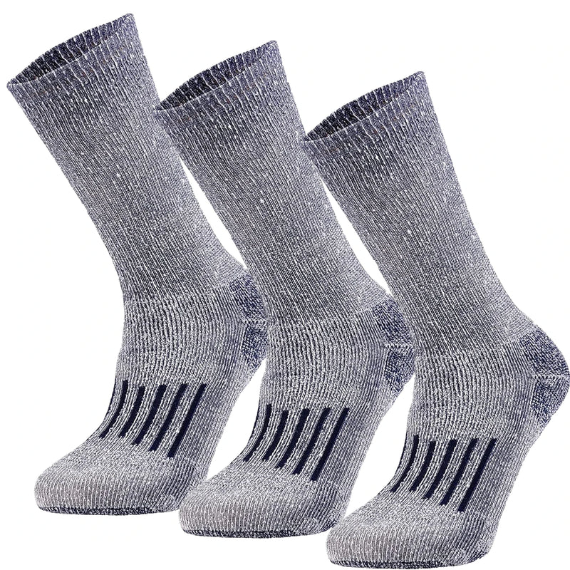 Unisex 80% Merino Wool Socks Hiking Thicken Warm Winter Sock Crew Compression Socks Moisture Wicking Soft Camping Cycling Socks