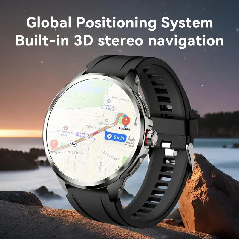 5G/4G Full Network Smart Watch 1.95 inch 720*720 Big Screen HD 8GB+128GB RAM Video Call Smartwatch Google Play WIFI GPS Sim Card