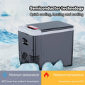 220V Home Refrigerator 12V Car Refrigerator Freezer Heater 10L Mini Auto Freezer Cooler & Warmer Electric Fridge Portable Icebox