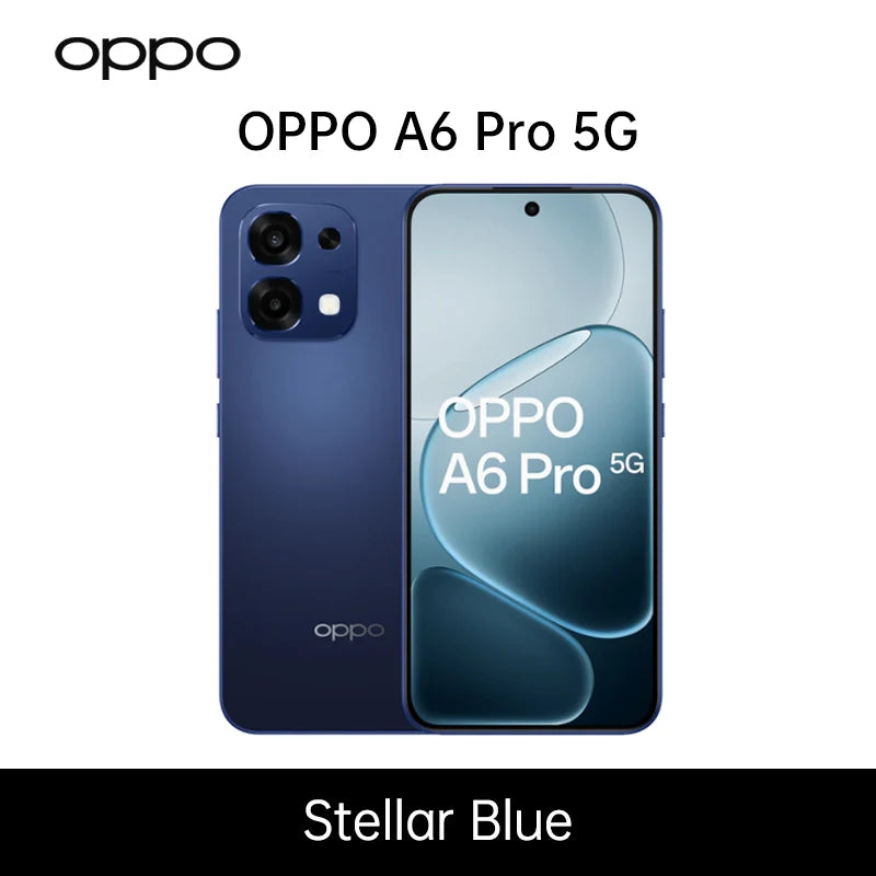 EU version OPPO A6 Pro 5G Smartphone 8GB+256GB,6500mAh,MTk Dimensity 6300,AMOLED,50MP AI Main Camera IP69