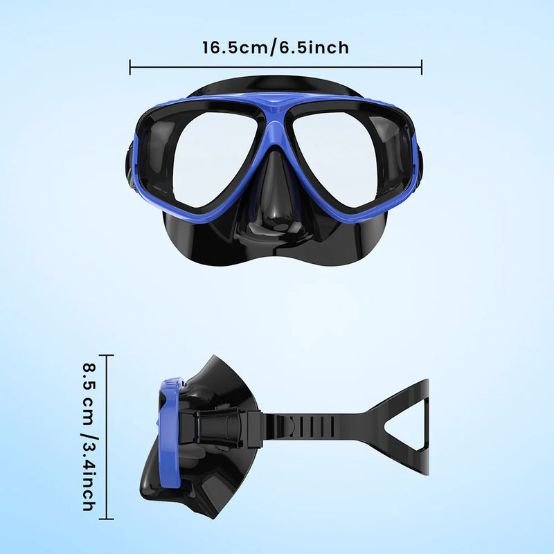 Snorkel Mask Swimming Googles With Optical Nearsighted - View 4 | SAMAG