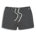 Striped Men Casual Shorts Beach Pants Board Short Quick Dry Sports Trunk Summer Seaside Beachwear Loose Homewear Sleeping Pajama