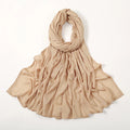 2024 Muslim Modal Rayon Cotton Hijab Shawls For Women Plain Scarf Big Size Headscarf Islamic Turban Headband 190*85cm
