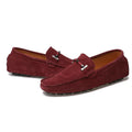 New Men Casual Shoes Fashion Suede Soft Men Loafers Leisure Moccasins Slip on Men's Driving Shoes Lazy Shoe Handmade Flats Comfy