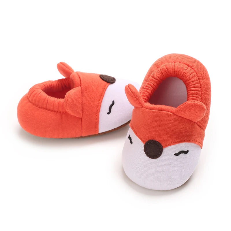 0-1Year Fashion Casual Shoes CartoonBaby Shoes Newborn Boy Girl First Walker Cute Spring and Autumn Pure Cotton Warm Soft Bottom