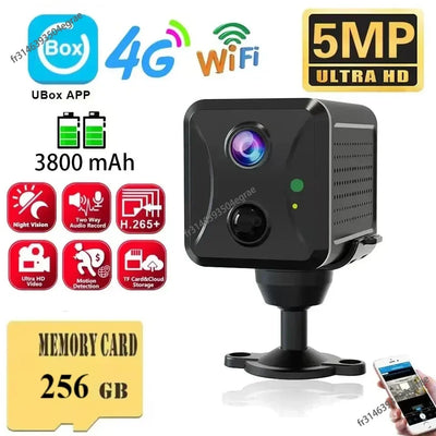 CCTV Camera 5MP 4G Sim Card or Wifi Home Surveillance | SAMAG