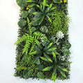 15.75×47.24inch Artificial Simulated Green Plant Background Wall High-Quality Plastic Simulation Hanging Panel Garden Decora