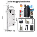 6068,5572,6072,6085 Mortise Lock Tuya Wifi App Camera Smart Digital Lock With Fingerprint Face Key Card Rfid