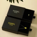 1PCS Free Custom Logo Paper Box Necklace Ring Box With Sponge Drawer Box Personalized Exquisite Jewelry Packaging Pack 8*8 10*10