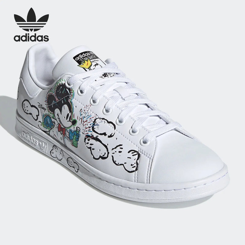 Adidas genuine STAN SMITH Trefoil Unisex Skate Shoes - View 3 | SAMAG