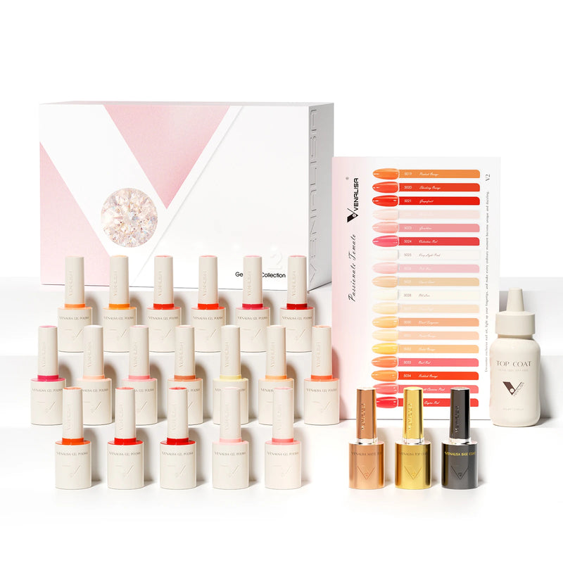 VENALISA VIP4 Kit Nail Gel Polish TPO FREE Full Coverage 36/60 Color Gel Pigment Professional Nail Art Long-lasting Gel Varnish