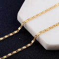 Exquisite Fashion 18K Gold Filled Necklace For Women Men Size 16-30 Inch Chain Necklaces Versatile Elegant and Perfect Jewelry