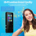 Portable MP3 Player 16G+128G, Bluetooth HiFi Sound Music Player with FM Radio Speaker Recorder