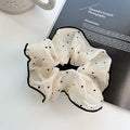 1/3 Pcs Minimalist Sweet Fabric Hair Ties for Women Floral Polka Dot Printed Hair Scrunchies Elastic Accessories Wholesale