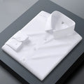 Long sleeved shirt for men's business casual orange | SAMAG