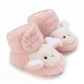 Autumn Winter Boots Baby Girl Boys Winter Warm Shoes Solid Fashion Toddler Fuzzy Balls First Walkers Kid Shoes 0-18M