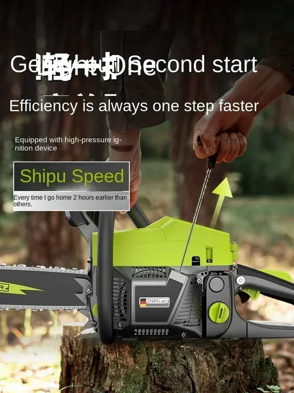 Original Four-stroke  Chain Saw for Woodcutting with Small Size and Electric Control C