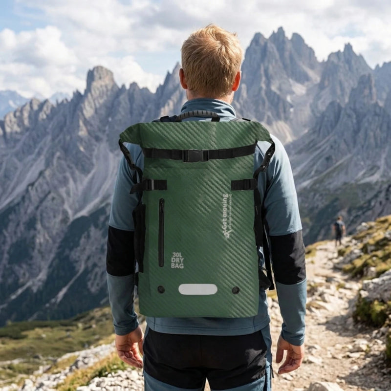 Dry Bag Backpack Water-Resistant Waterproof Roll-Roll-Top | SAMAG