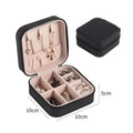 Double-layer Jewlery Box Ring Box Jewelry Boxes with Locks, PU Leather Jewelry Storage Organizer and Makeup Case