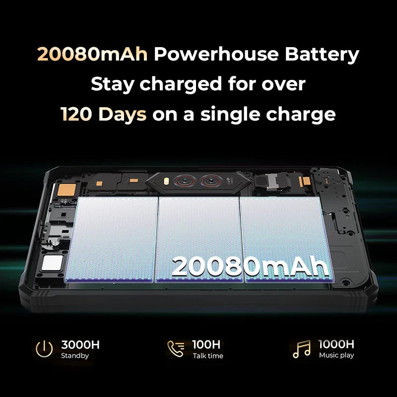 HOTWAV R9 Plus 11'' 2K FHD+ Large Display Rugged Tablet - View 3 | SAMAG