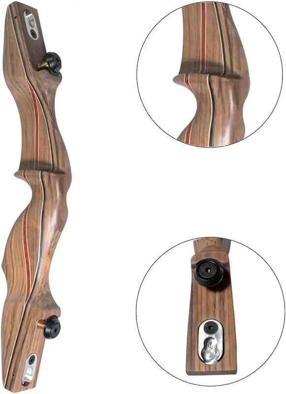 58 Inch Wooden Riser LIF Interface Recurve Bow Set | SAMAG