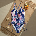 Printed Flower Tankini Set Girl Swimwear Adjustable Strap | SAMAG