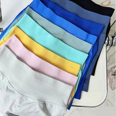 Women's High - Waisted Yoga Sports Shorts Summer Stretch | SAMAG