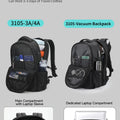 Tigernu Vacuum Backpacks Compression Travel Backpacks 15.6-17 Laptop Backpack Men TSA Anti Theft Backpacks Expandable Schoolbag